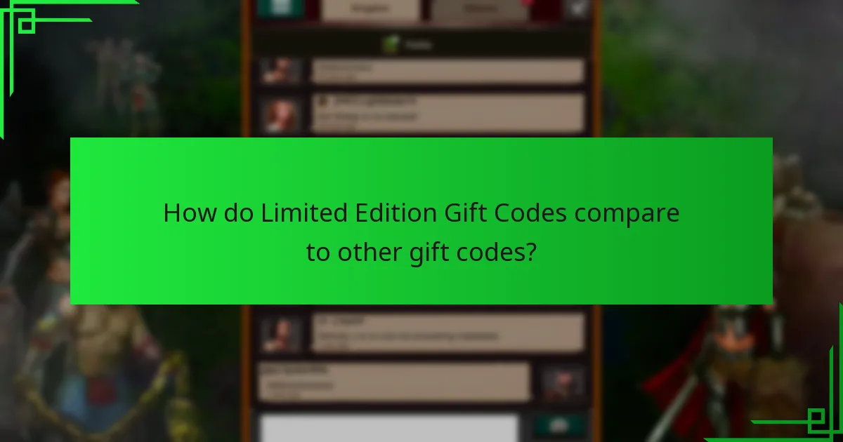 What is the redemption process for Limited Edition Gift Codes?