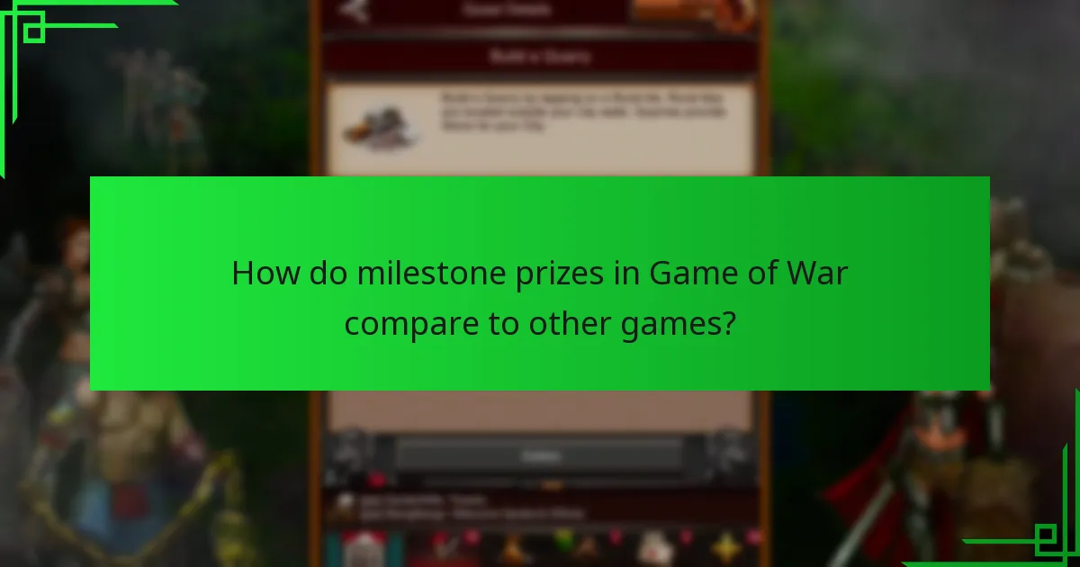 Which milestone prizes provide the best value for players?