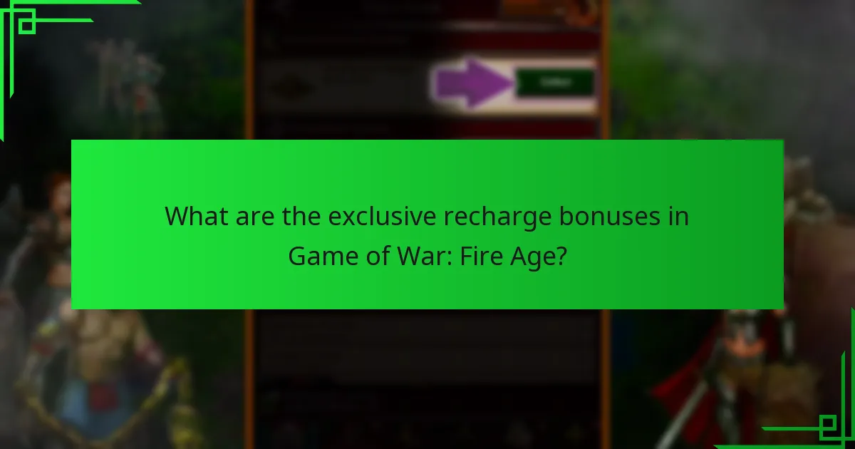 How do exclusive recharge bonuses compare to other offers?